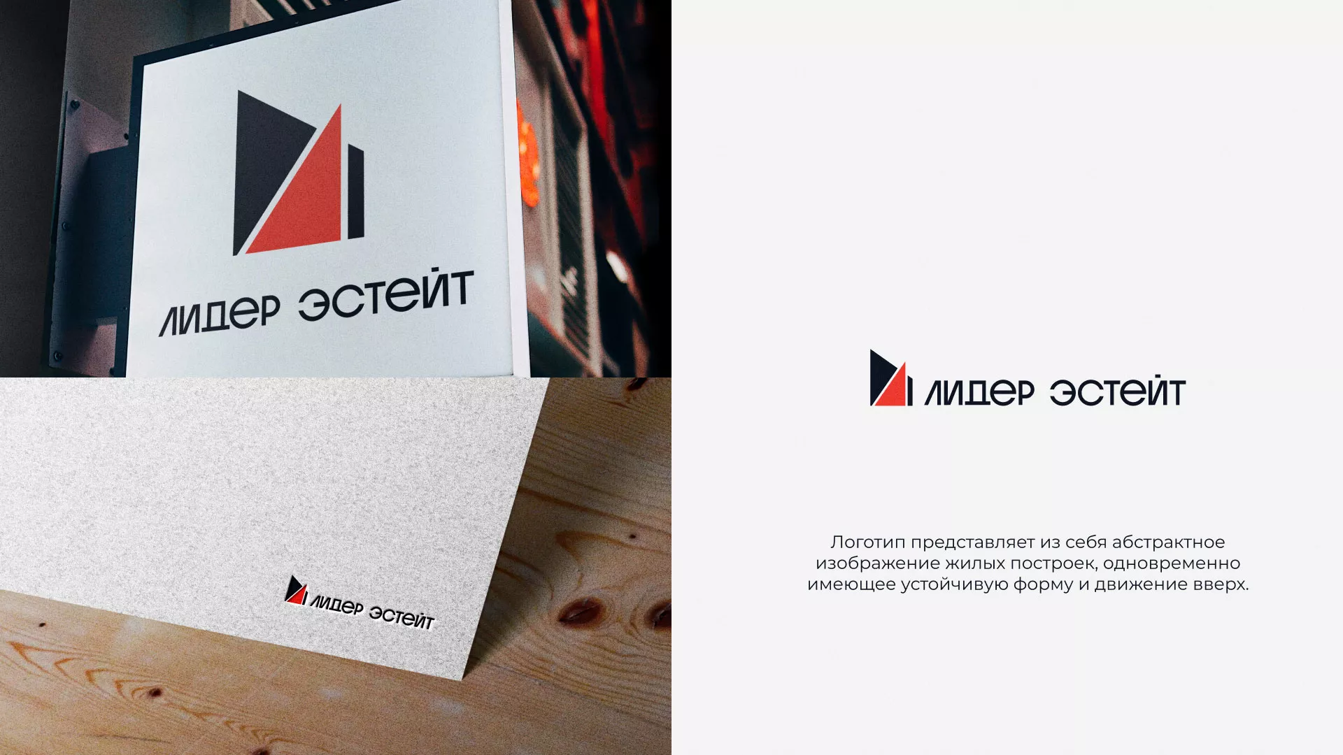 Сделали логотип для агентства недвижимости «Лидер Эстейт» в Арсеньеве